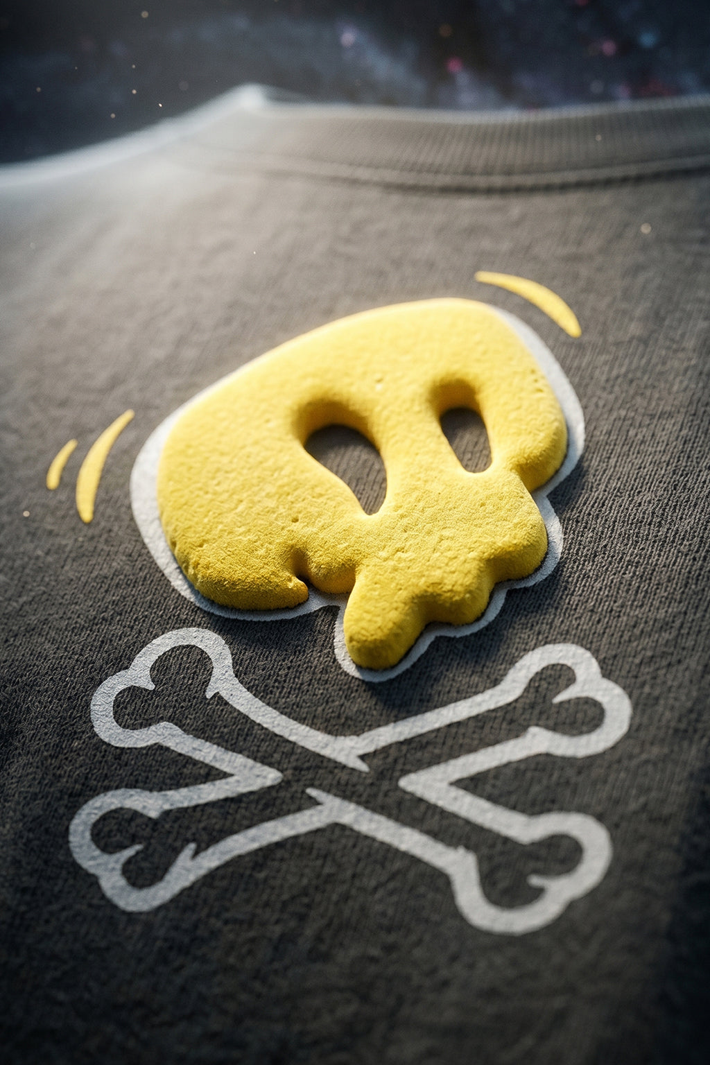 Wild Thing Dark Grey Oversized Puff Printed Exclusive T-shirt