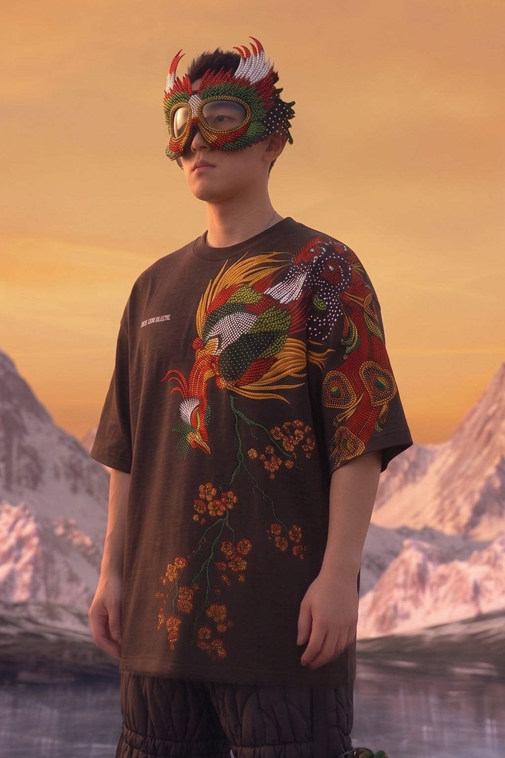 Burn Break Brown Front Printed Exclusive T-shirt Supreme Edition