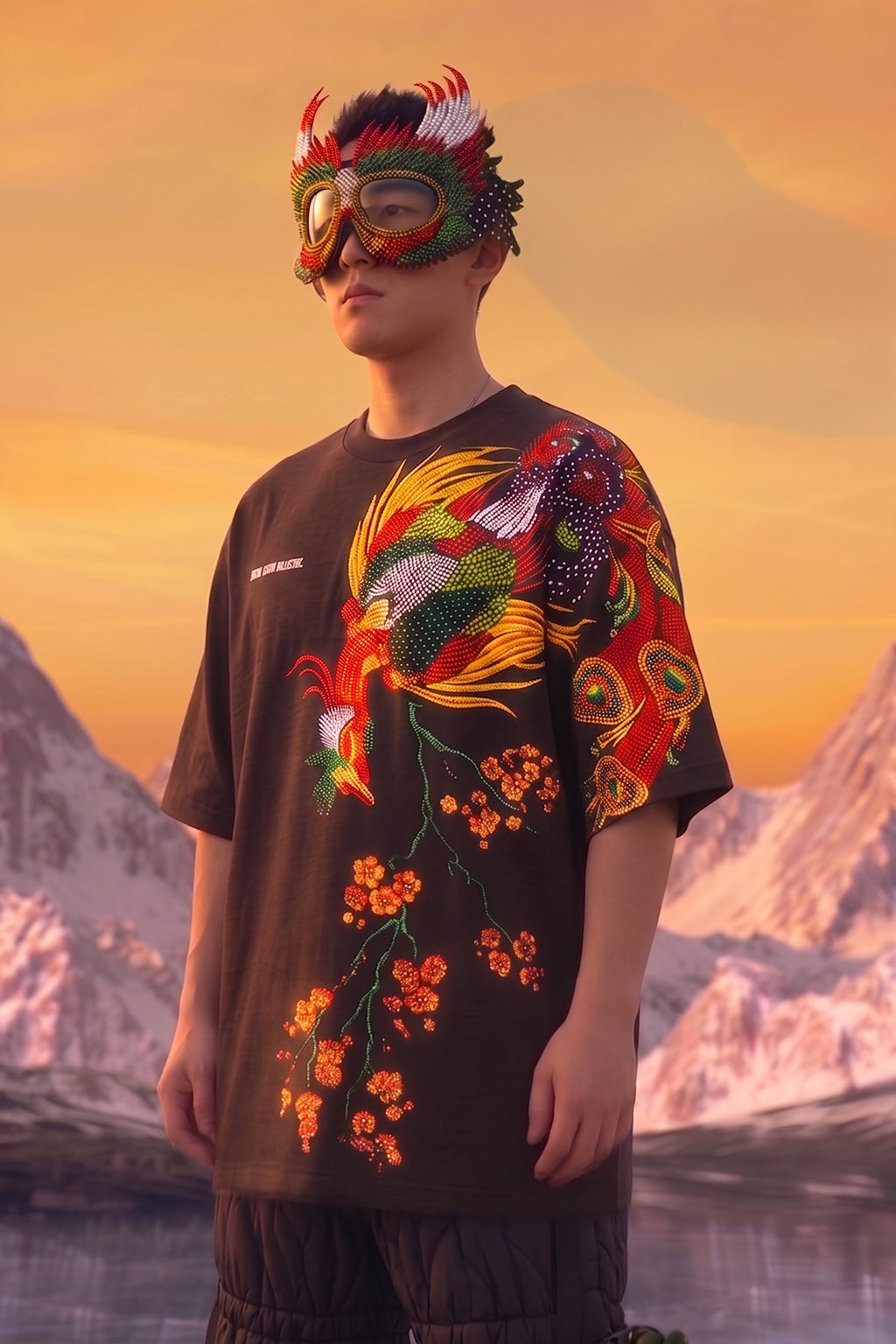 Burn Break Brown Front Printed Exclusive T-shirt Supreme Edition