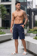 Veirdo Navy Minimal Cargo Shorts with Drawstring
