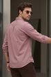 Rose Plain Relaxed Fit Full Sleeve Dual Pocket Utility Exclusive Shirt