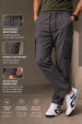 Dark Grey Relaxed Fit Nylon Exclusive Utility Cargo Jogger