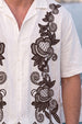 Oasis FloralWhite Oversized Printed Exclusive Shirt