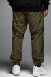 Taupe Contrast Stripe Relaxed Fit Nylon Exclusive Jogger