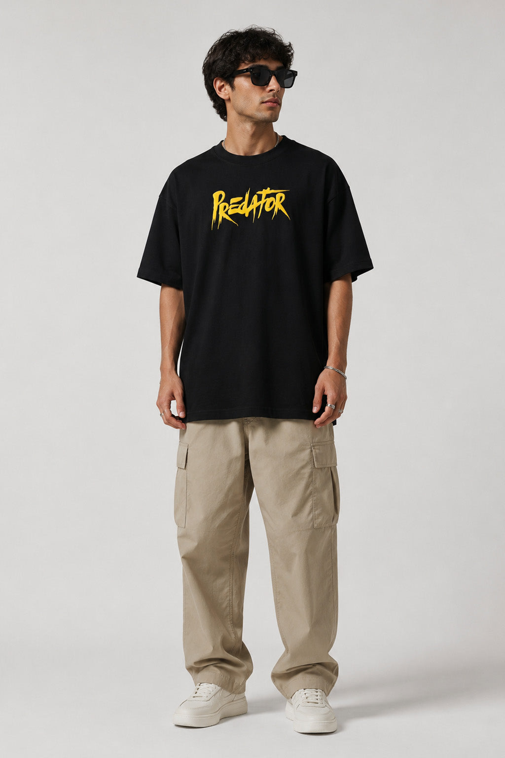 Predator Black 3D Puff Print Exclusive T-shirt Supreme Edition