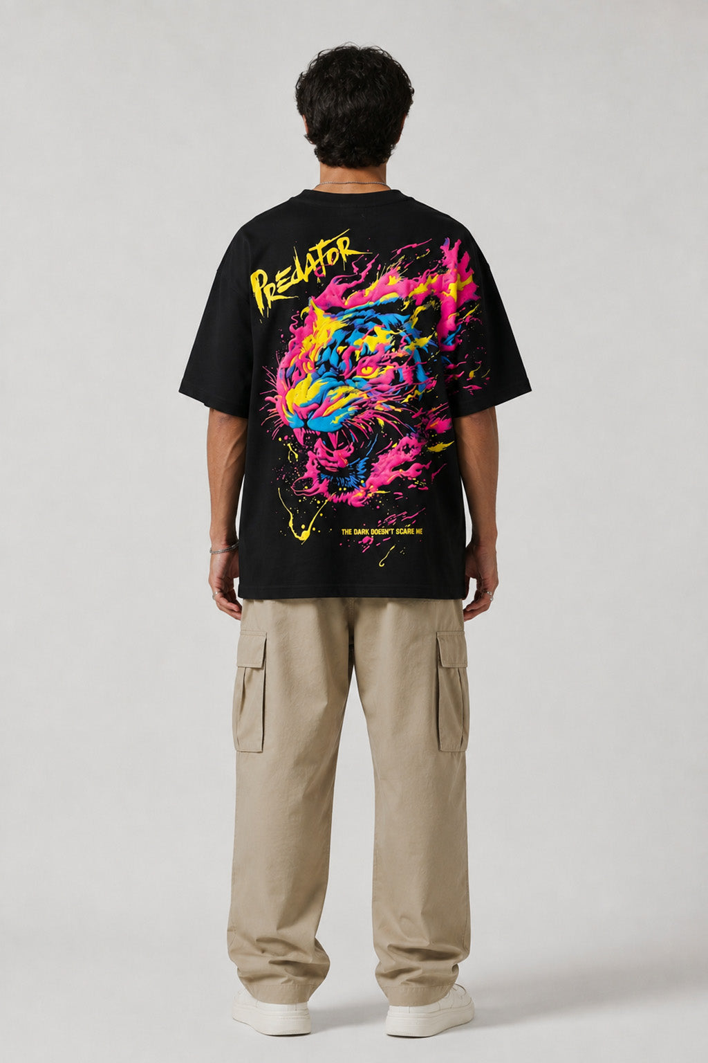 Predator Black 3D Puff Print Exclusive T-shirt Supreme Edition