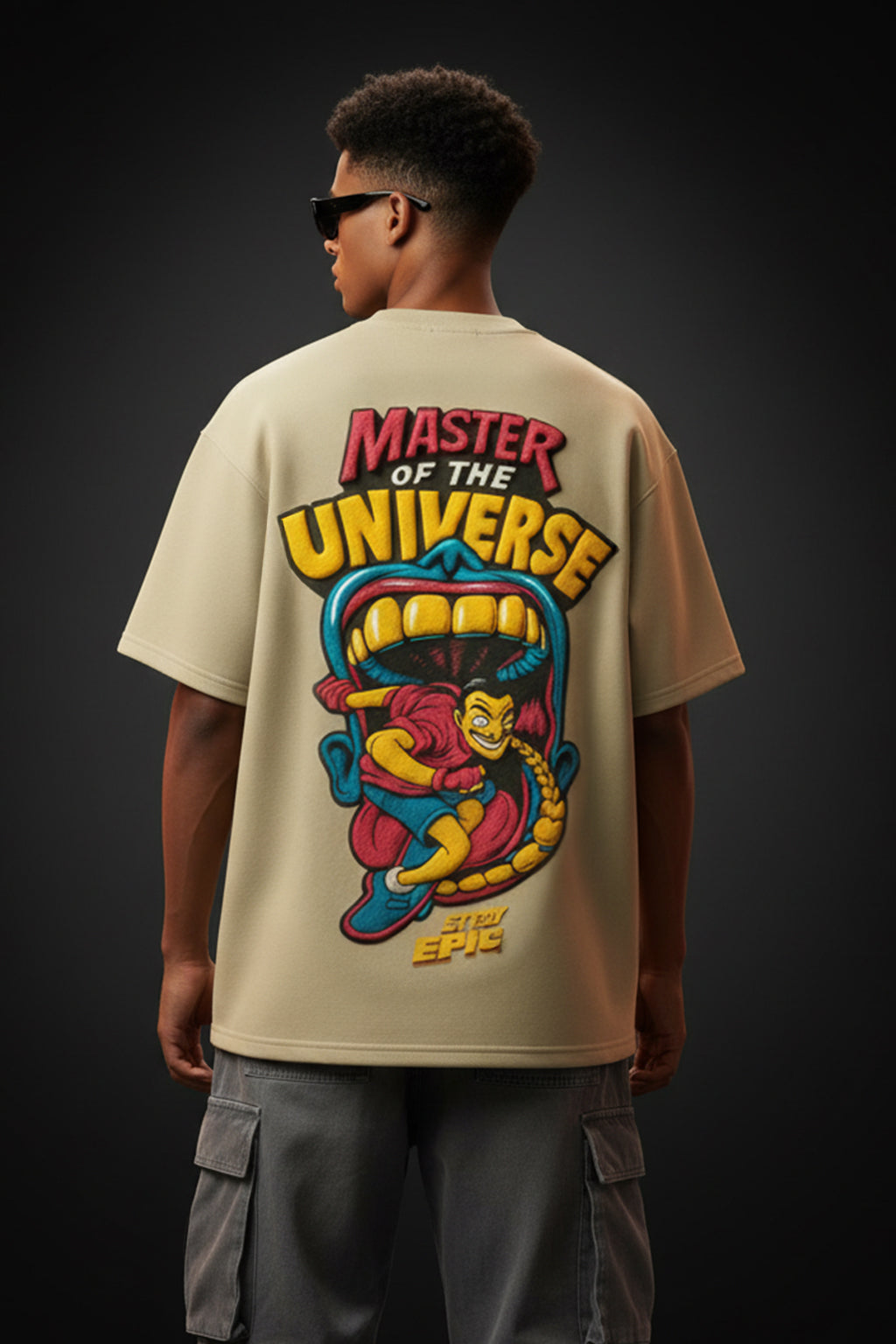 Master Of The Universe Swanwhite Oversized Puff Printed Exclusive T-shirt