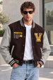 Street Club Brown & Grey Exclusive Varsity Jacket
