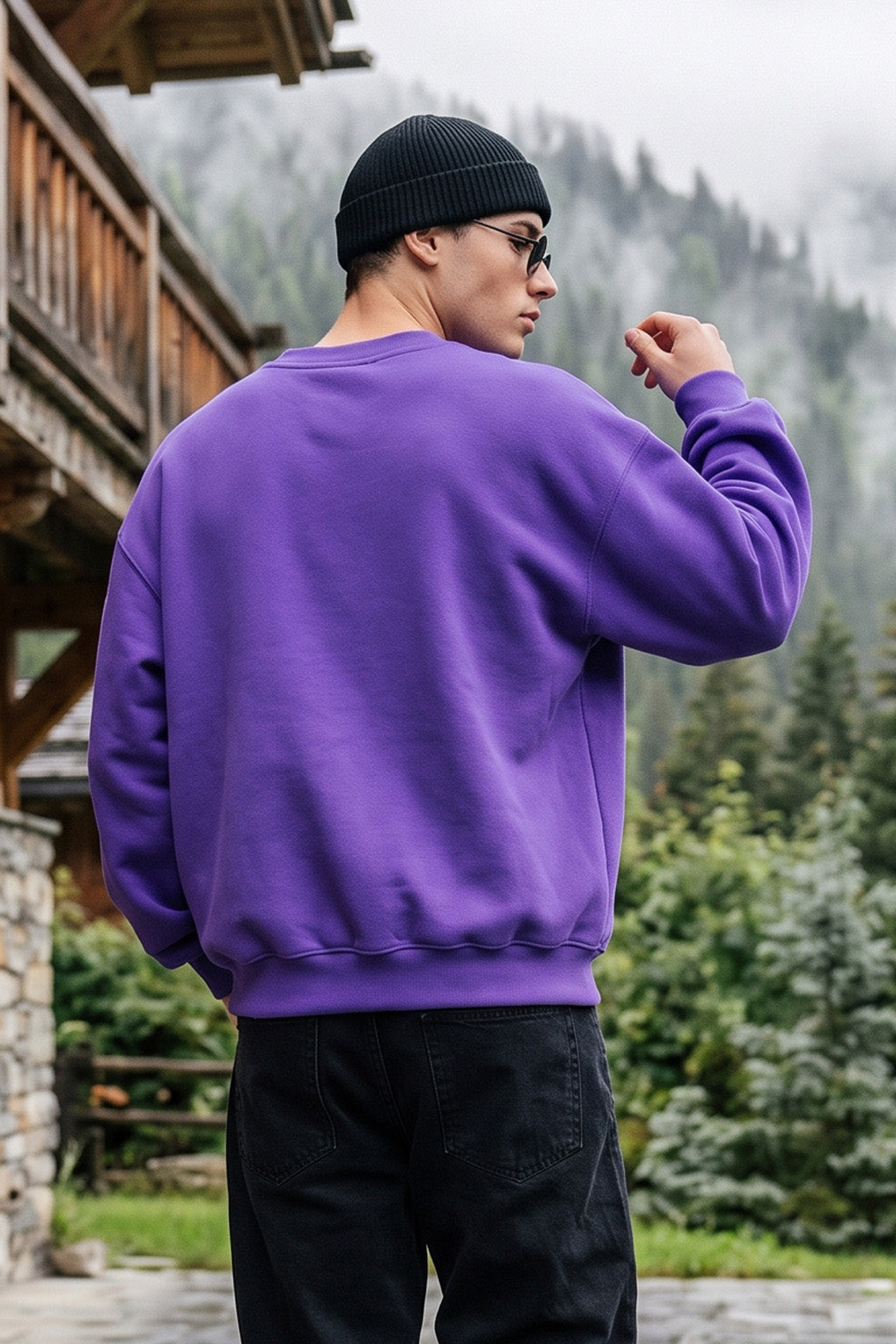 Beast Energy V Neck Oversized Exclusive Sweatshirt