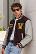 Street Club Brown & Grey Exclusive Varsity Jacket