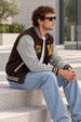 Street Club Brown & Grey Exclusive Varsity Jacket