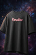 California Dark Grey Oversized Puff Printed Exclusive T-shirt