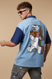 Bear Blue Oversized Polo T-shirt