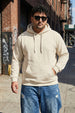 Marshmallow Plain Plus Size Hoodie
