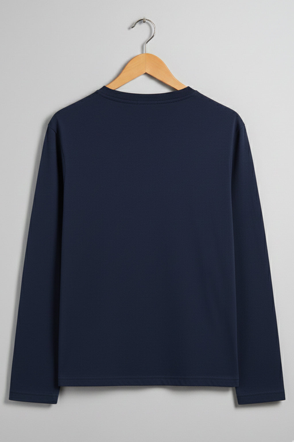 Dreams Navy Full Sleeves Regular Fit Printed T-shirt