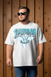 Spiderman White Graphic Printed Plus Size T-shirt