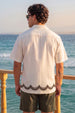 Oasis FloralWhite Oversized Printed Exclusive Shirt