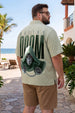 Doctor Doom Fogg Green Plus Size Printed Exclusive Shirt