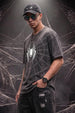 SpiderVerse Webline Black Acid Washed T-Shirt Supreme Edition