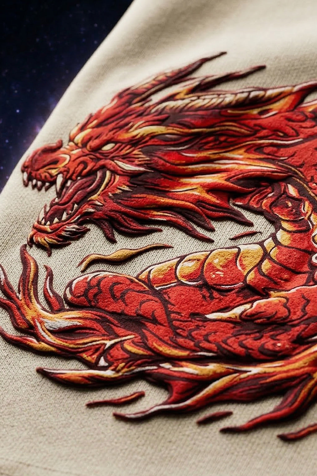 Dragon Swanwhite Plus Size Puff Printed Exclusive T-Shirt