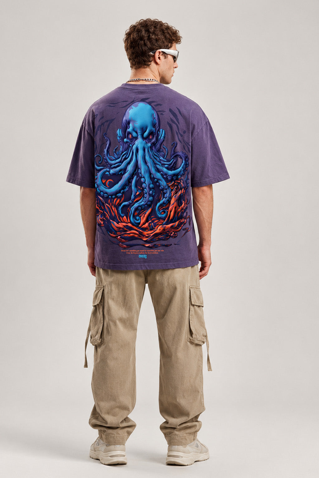 Octopus Blue 3D Puff Print Exclusive T-shirt Supreme Edition