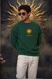 Karma Green Prinetd Oversized Exclusive Sweatshirt