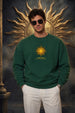 Karma Green Prinetd Oversized Exclusive Sweatshirt