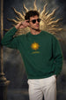 Karma Green Prinetd Oversized Exclusive Sweatshirt