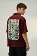 Stronger Brown Oversized Printed Exclusive Shirt