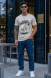 Avengers Swanwhite Regular Fit Printed T-shirt
