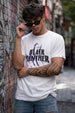 Black Panther White Regular Fit Printed T-shirt
