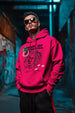 Vision of Perfection Magenta Front Typographic Hoodie