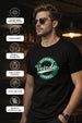 Veirdo Authentic Black Regular Fit Printed T-shirt