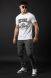 Desire White Regular Fit Printed T-shirt