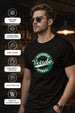 Veirdo Authentic Black Regular Fit Printed T-shirt