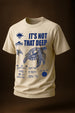 It's Not Deep Swanwhite Regular Fit Printed T-shirt