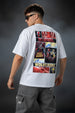 I AM THE MADNESS Marvel White Oversized Deadpool T-Shirt