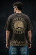 Rooted Brown Acid Washed Printed Exclusive T-shirt Epic Collection