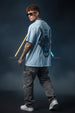 YOU WIN Dutch Canal Oversized Back Graphic Printed T-shirt