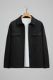 Black Veirdo Exclusive Premium Button Detail Exclusive Shacket