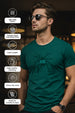 Spider Green Regular Fit Printed T-shirt
