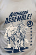 Avengers Swanwhite Regular Fit Printed T-shirt