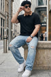 Black Plus Size Polo T-shirt