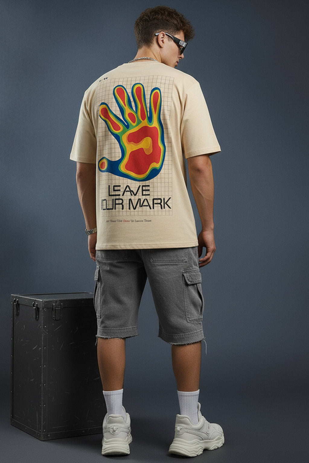 Leave Your Mark Swanwhite Oversized Graphic Printed T-shirt