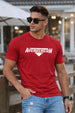 Avengercon Red Regular Fit Printed T-shirt
