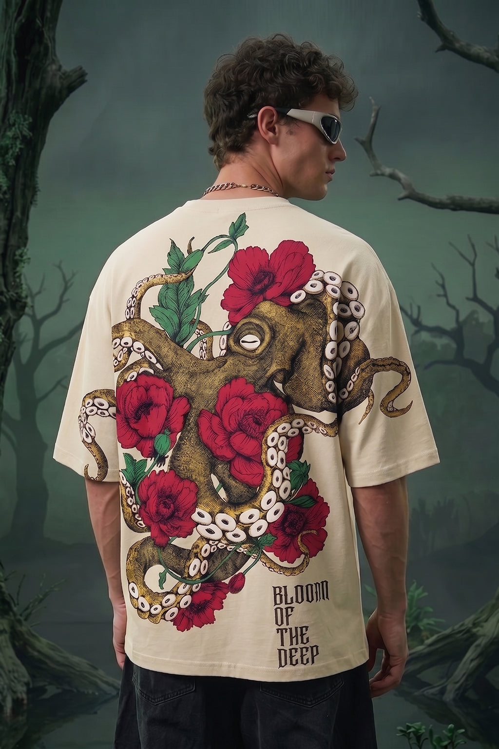 Octopus Swanwhite 3D Puff Print Exclusive T-shirt Supreme Edition
