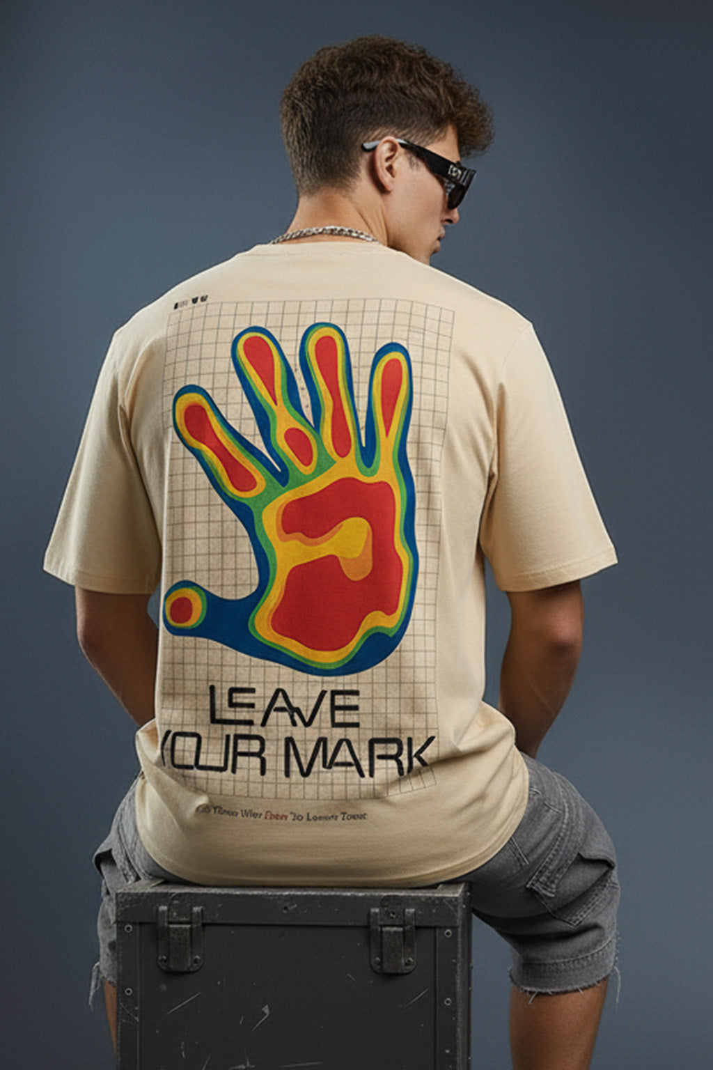 Leave Your Mark Swanwhite Oversized Graphic Printed T-shirt
