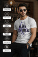Black Panther White Regular Fit Printed T-shirt