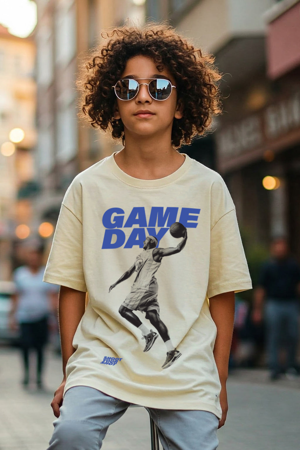Game Over Swanwhite Oversized Graphic Printed Boys T-shirt
