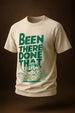Been There Swanwhite Regular Fit Printed T-shirt